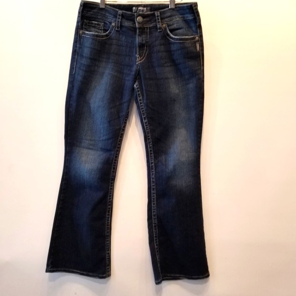 Silver Jeans Denim - Silver NEW Suki Surplus Flare Bootcut Midrise Jeans NWOT Plus Size 32 x 30